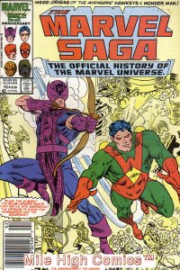 MARVEL SAGA (1985 Series) #15 NEWSSTAND Fine Comics Book