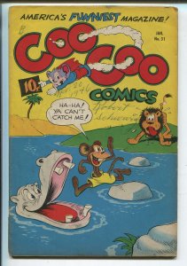 Coo Coo #31 1946-Thrilling-wacky art-Super Mouse-VG