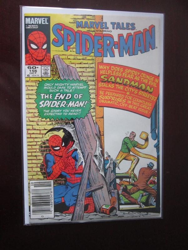 Marvel Tales #156 Newsstand - Spiderman - 4.0 water damage - 1983