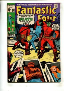 FANTASTIC FOUR #101 (5.5/6.0) BEDLAM IN THE BAXTER BUILDING!! 1970