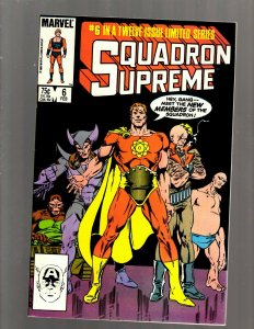 Lot of 10 Squadron Supreme Marvel Comic Books #1 2 3 4 6 7 8 9 10 12 SB3