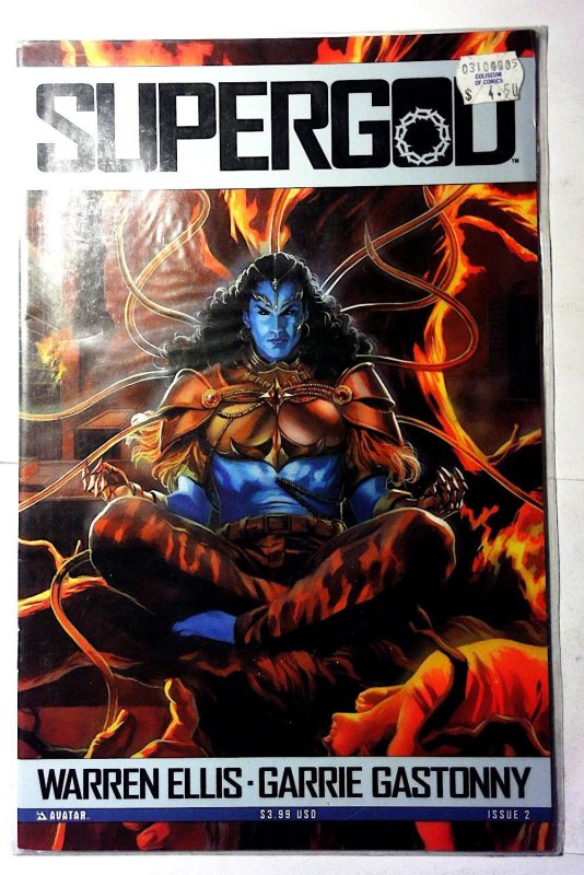 Warren Ellis' Supergod #5 (2010) Avatar Press 1st Print Comic Book