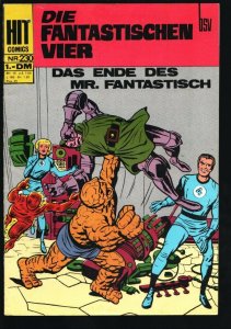 Die Fantastischen Vier #230 1971-German edition of Fantastic Four #10-Stan Le...