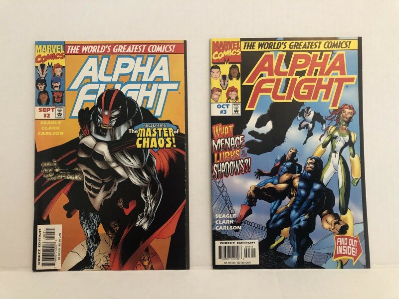 Alpha Flight #2 - 5  Lot Of 4