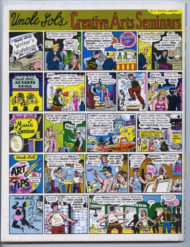 ARCADE, THE COMICS REVUE #4 - 6.0, WP - 1st print - Crumb Christmas cover/art