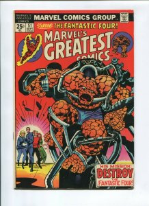 MARVELS GREATEST COMICS #51 (6.0) 1974 DESTROY THE FANTASTIC FOUR