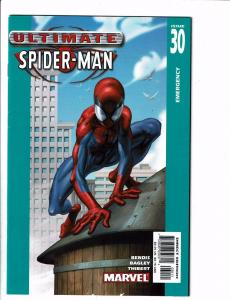 Lot of 5 Ultimate Spider-Man Marvel Comic Books #26 27 28 29 30 BH36