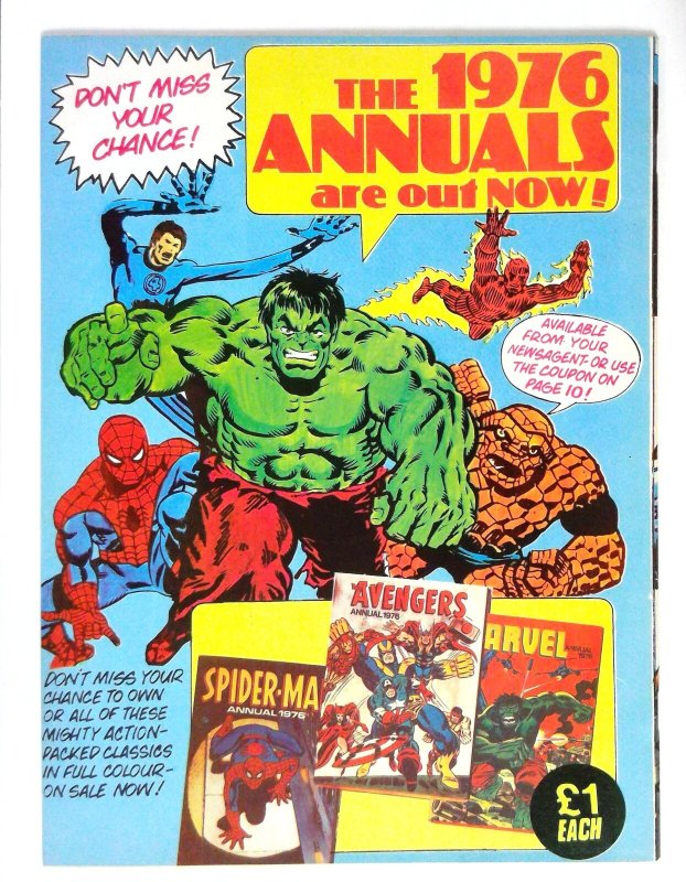 Avengers (UK) #112 (1975) Conan Dr. Strange Marvel NM-