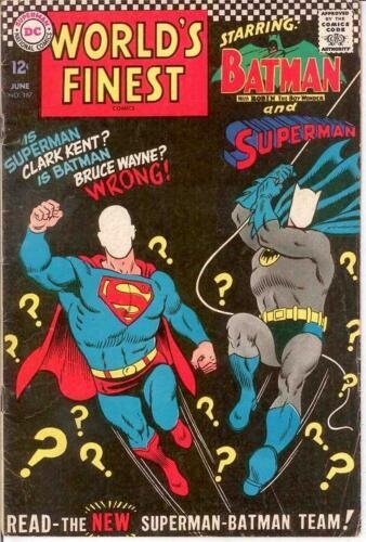 WORLDS FINEST 167 G+   June 1967 COMICS BOOK 