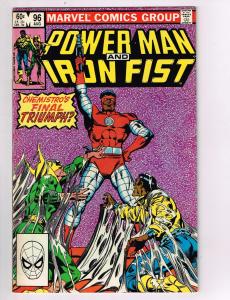 Power Man & Iron Man #96 VF Marvel Comics Netflix Comic Book Aug 1983 DE42