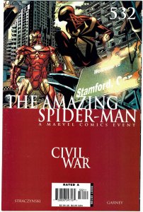 Amazing Spider-Man #532 J. Michael Straczynski Iron Man NM