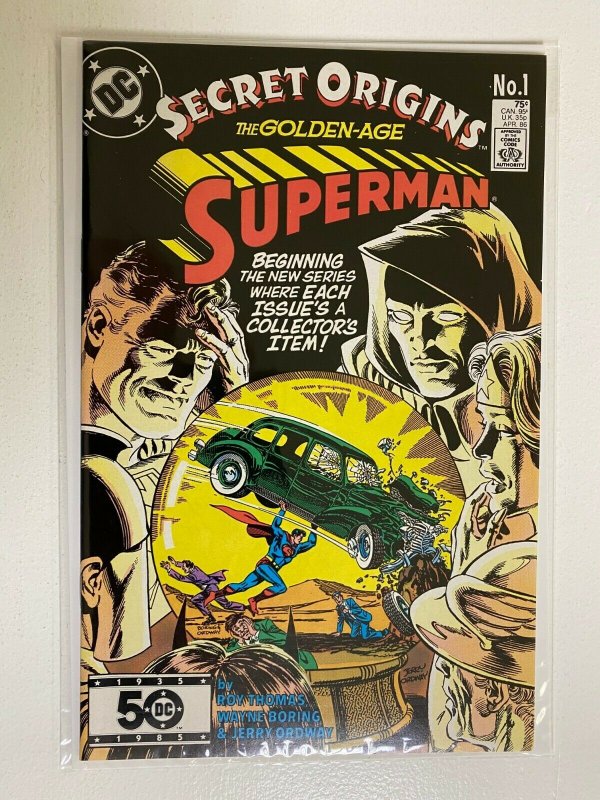Secret Origins #1 2nd Series DC 8.5 VF+ (1986) Superman