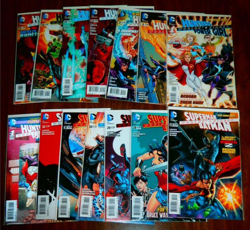 Worlds' Finest   #1,3,21,23-32 + (set of 14) New 52, Huntress/Power Girl