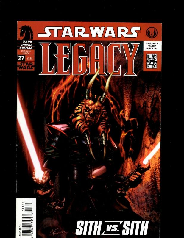 Lot of 7 Star Wars Legacy Dark Horse Comic Books #26 27 28 29 30 31 32 J398