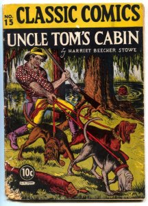 Classic Comics #15 HRN 14-Uncle Tom's Cabin-1st edition G-