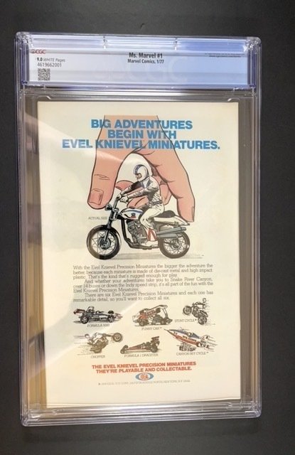 Ms. Marvel #1 (1977) CGC 9.0 WHITE PAGES