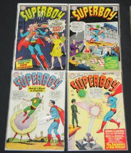 VINTAGE DC MID GRADE SILVER SUPERBOY 14 COMICS LOT (5.0-7.0)