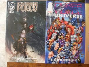 8 Top Cow CYBER FORCE Comic: #1 #2 #3 #5 #6 UNIVERSE SOURCE BOOK #1 #2 ZERO #0