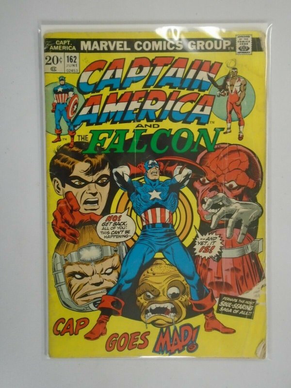 Captain America #162 3.0 GD VG (1973 1st Series)