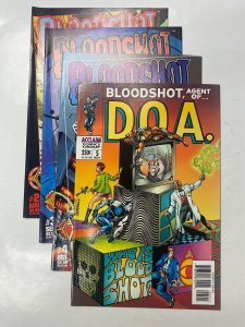 4 Bloodshot VALIANT comic book #2 3 4 5 69 MS10