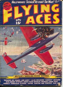 Flying Aces 11/1938-August Schomburg-Kerry Keent-Al McWilliams-VG