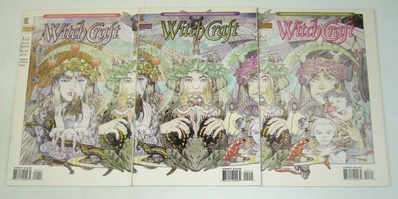 Witchcraft #1-3 VF complete series - james robinson - vertigo comics set lot