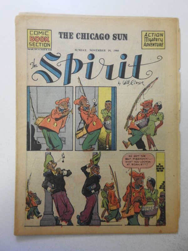 The Spirit #234 (1944) Newsprint Comic Insert Rare!