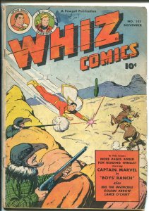 WHIZ #103 1948-FAWCETT-CAPT MARVEL-GOLDEN ARROW-LANCE O'CASEY-IBIS-vg minus