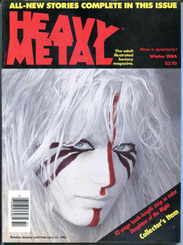 HEAVY METAL Spring Summer Fall Winter 1986, Bilal, Serpieri, Sire, all 4 issues