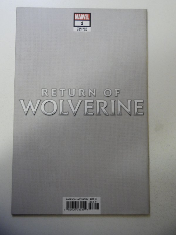 Return of Wolverine #1 (2018) NM- Condition