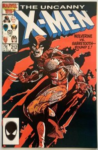 X-Men #212, 1st battle of Wolverine versus Sabretooth 