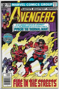 Avengers   vol. 1   #206 VG Mantlo/Colan, Human Torch, Scarlet Wtich, Iron Man