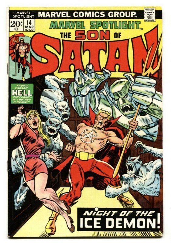 Marvel Spotlight #14 comic book Son of Satan 1973 FN/VF 