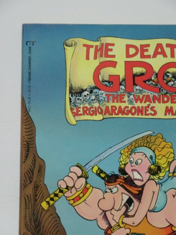 Death of Groo The Wanderer 2nd Printing 1987 Marvel Epic Graphic Novel VF