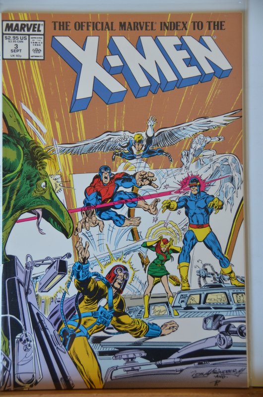 The Official Marvel Index to the X-Men #3 (1987)