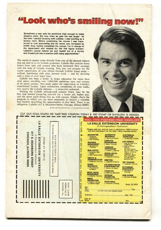 CAPTAIN AMERICA #176 comic book END OF CAPT AMERICA Marvel FN 