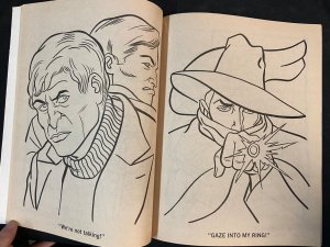 THE SHADOW COLORING BOOK 1974 TONY TALLARICO ART VF+ UNUSED