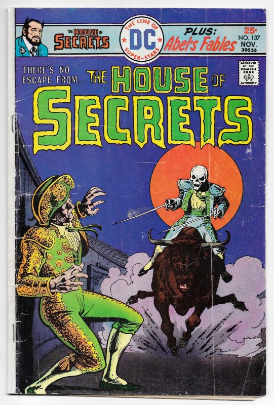 House of Secrets #137 (DC, 1975) ITC110