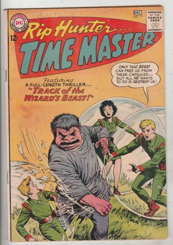 Rip Hunter Time Master #17 (Dec-63) VG Affordable-Grade Rip Hunter, Jeff, Bon...