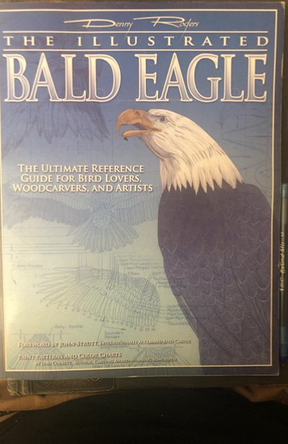 Illustrated bald eagle Denny Rogers,96p