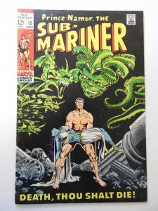 Sub-Mariner #13 (1969) VG/FN Condition! 1/2 in tear bc, pencil bc