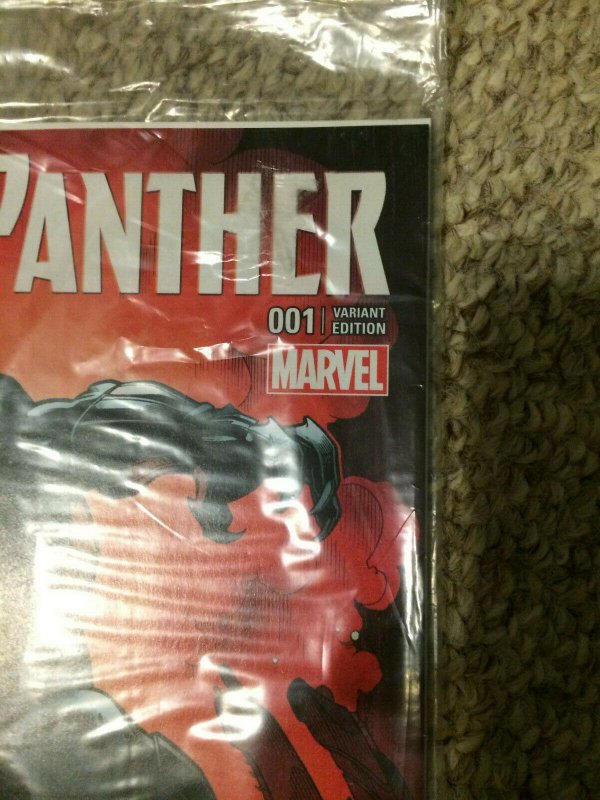 Black Panther #001 Variant Fried Pie Still in Sealed Plastic NM+ 2016 Marvel