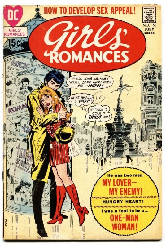 GIRLS' ROMANCES #158-D.C. ROMANCE-SILVER AGE comic book