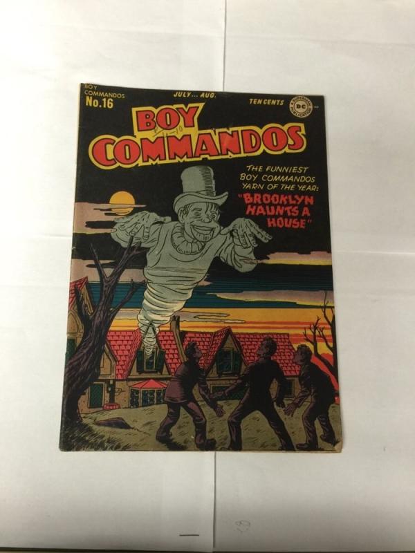 Boy Commandos 16 Fine F 6.0 See Pictures