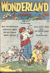 Wonderland #4--1946- Alex in Wonderland- Howard Post---MAX THE MAGICIAN--BOY ...