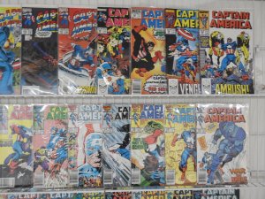 Wonderful Lot 97 Captain America Comics W/ Secret Wars II #1-9 Avg VF+ Condition