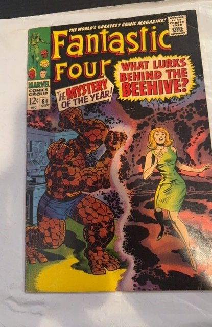 Fantastic Four #66 (1967)the origin of him Foxxing:tannign