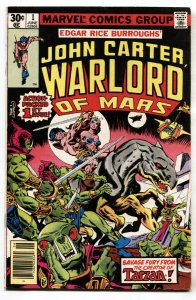 John Carter Warlord of Mars #1--1977--1st issue--Marvel--comic book