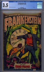 FRANKENSTEIN #33 CGC 3.5 DICK BRIEFER LAST ISSUE