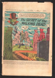 This Magazine Is Haunted #6 1952-Secret of the walking dead.-Witches-freaks-t...